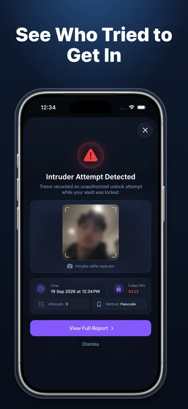 Private Safe Screen 4