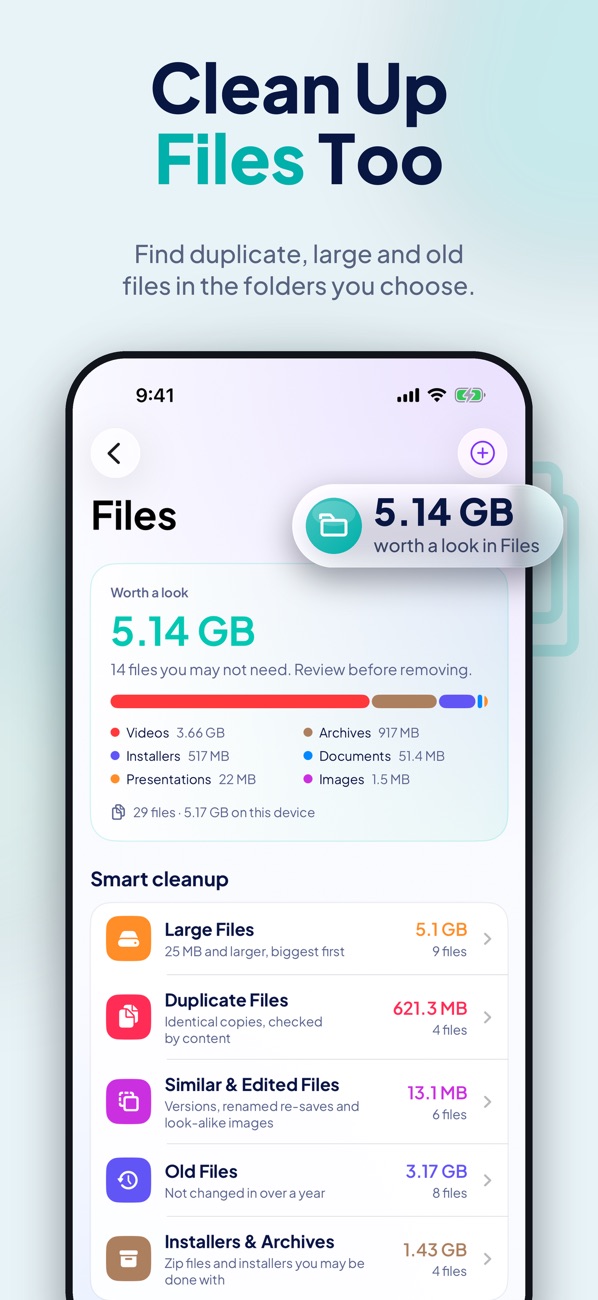 SpaceFresh Swipe To Delete Photos
